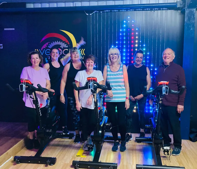 Spin class at Velocity Fitness Gym, Sandown